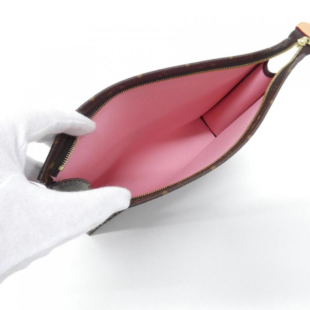 LOUIS VUITTON Brown Monogram Pochette Pouch - Picture 5 of 6